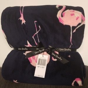 Vera Bradley flamingo throw blanket